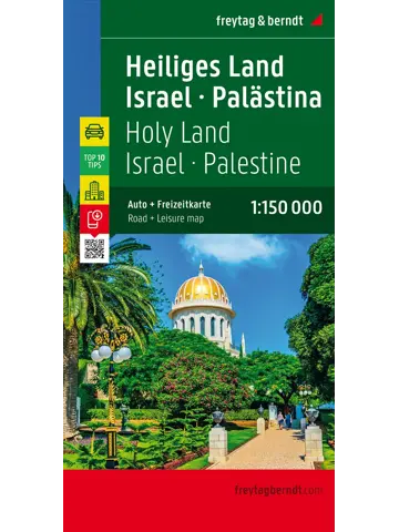 Wegenkaart Israël - Palestina