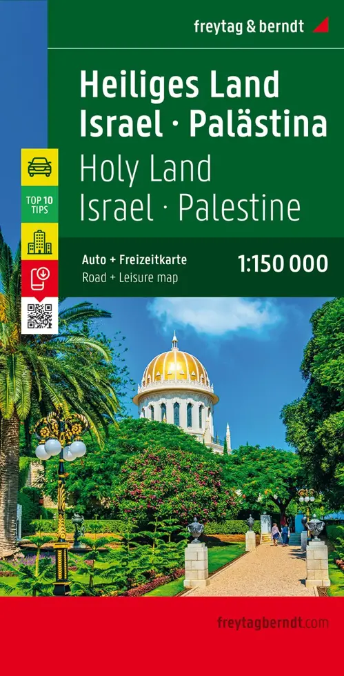 Wegenkaart Israël - Palestina