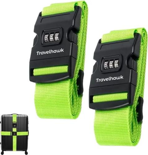 Kofferriem met Cijferslot - 2-Pack
