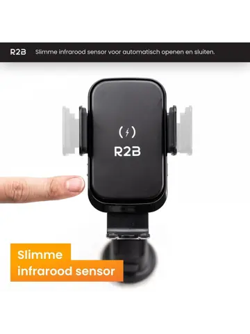 Telefoonhouder Auto met Draadloze Oplader