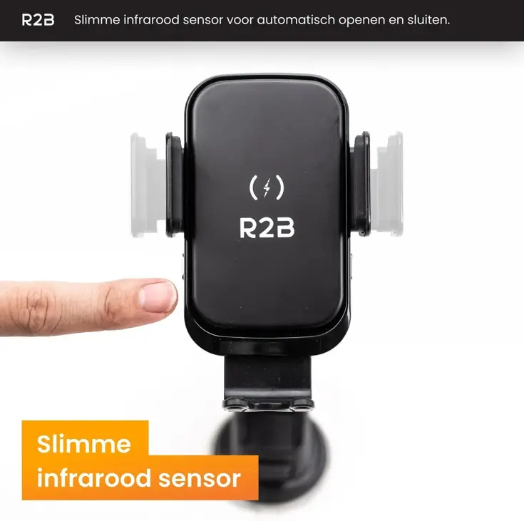 Telefoonhouder Auto met Draadloze Oplader
