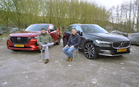 Dubbeltest Mazda CX-60 PHEV vs. Volvo XC60 Recharge