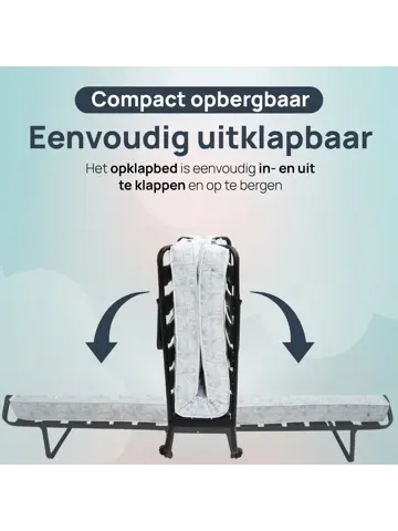 Troonz Campingbed Morena - 90 x 200 cm