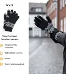 R2B Touchscreen Handschoenen Winter - Zwart