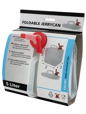 Eurotrail Opvouwbare Jerrycan 5 Liter