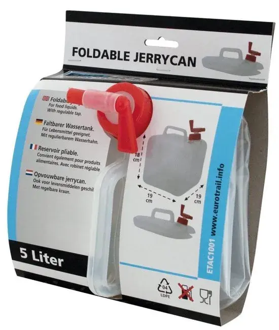 Eurotrail Opvouwbare Jerrycan 15 Liter