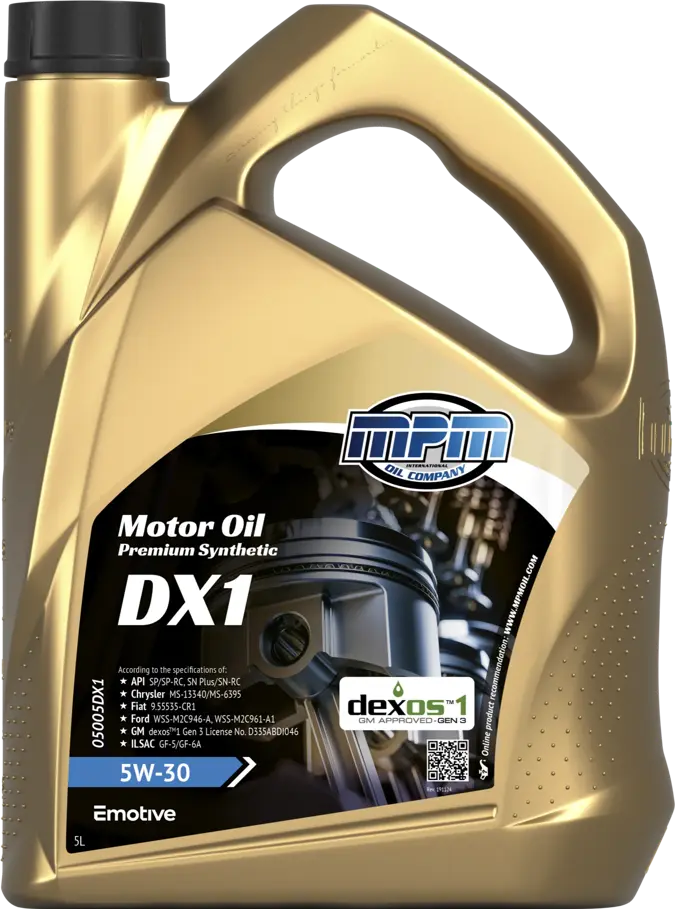 motorolie 5w30 dexos1 premium synthetic| 5