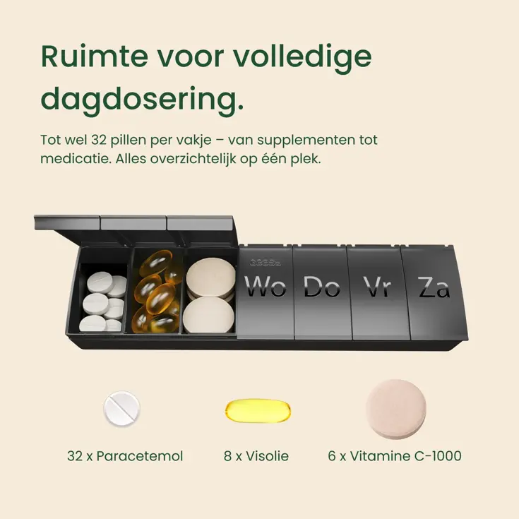 Pillendoosje 7 dagen - Ingegraveerde Tekst