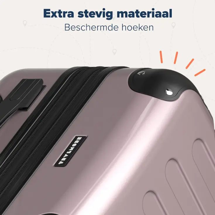 Handbagage Koffer – 45L – Roségoud