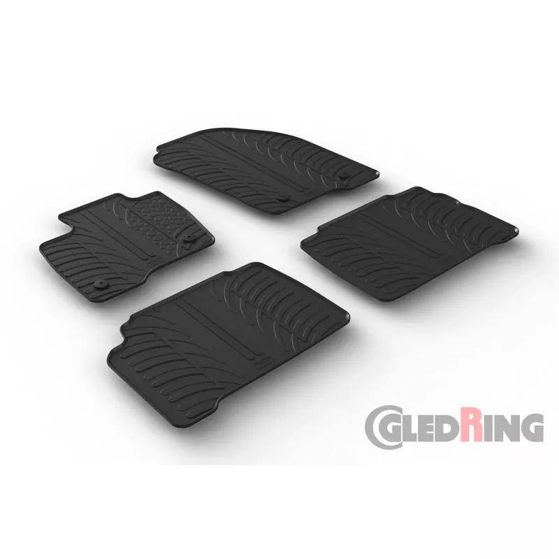 Gledring Ford Focus 3/5 deurs + ST 2015-2018  Rubbermatten  Zwart main product image