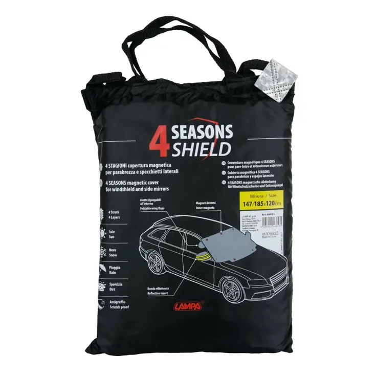 Magnetische hoes voor ruit en auto-spiegels