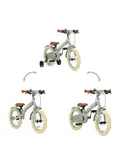 Luxe Kinderfiets 14 inch - 3 in 1 - Loopfiets