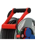 Kabelhaspel 25m met 3 waterdichte stopcontacten