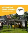 Partytent 6x3m - PT-7809 - Antraciet - Easy Up