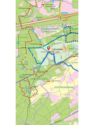 Falk Toeristische Regiokaart van de Midden-Veluwe 