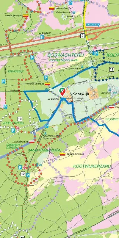 Falk Toeristische Regiokaart van de Midden-Veluwe 