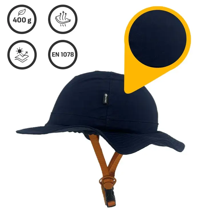 Vizorz SwitchCap fietshelm - Blue sunny classic