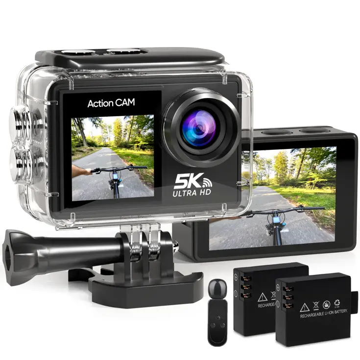 Actiecamera 5K 50MP - Waterdicht - Met WiFi