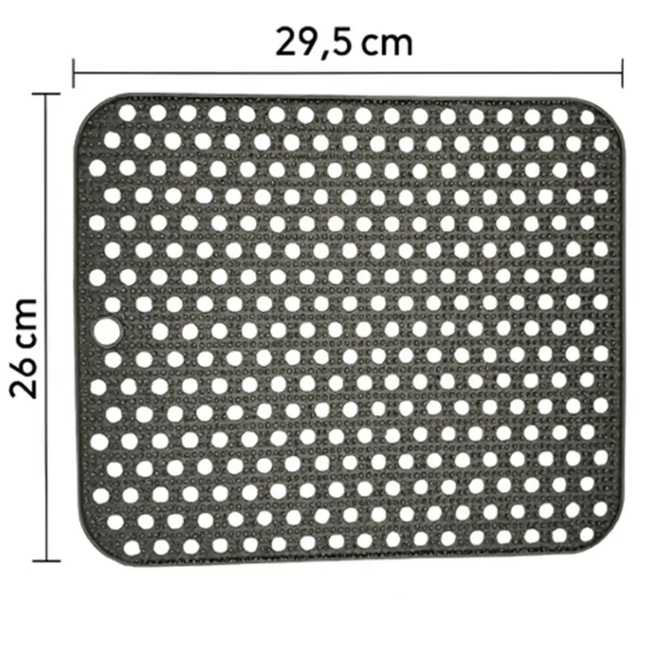 Afdruipmat Siliconen 29,5x26 cm -