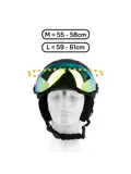 Vizorz Skihelm - Inclusief 2 vizieren
