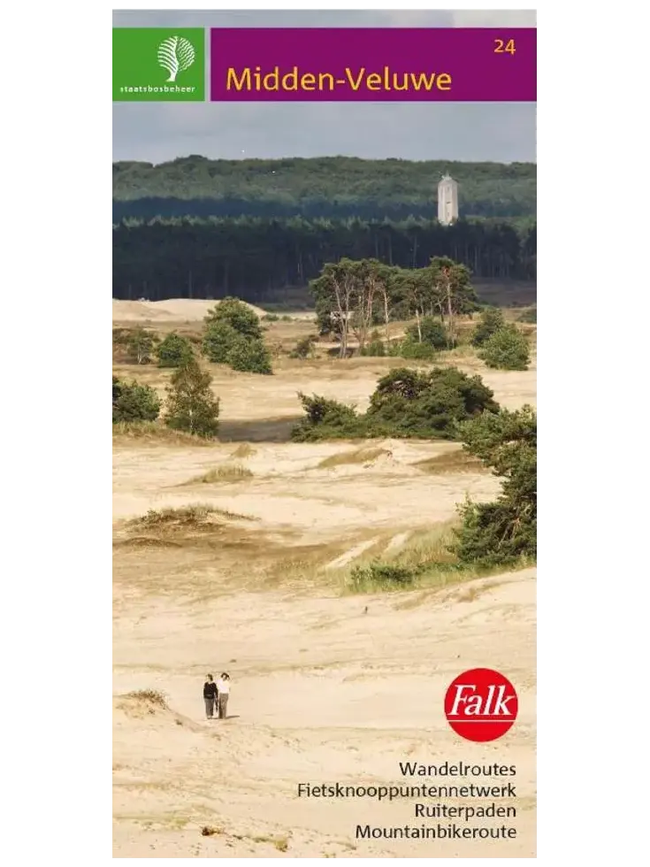 Falk SBB 24 -  Wandelkaart Midden-Veluwe