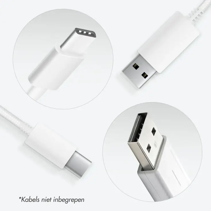 65W Oplader 2x USB-C 1x USB-A