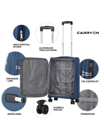 Air Zachte middenmaat koffer 66cm