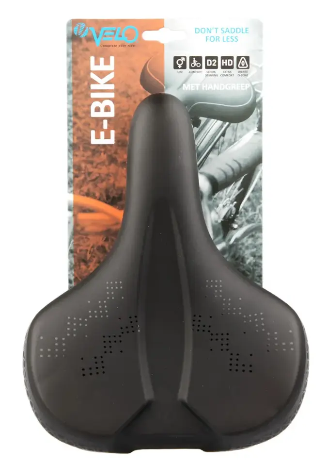 Velo E-Bike Zadel Comfort - Vacuüm Met O-Zone