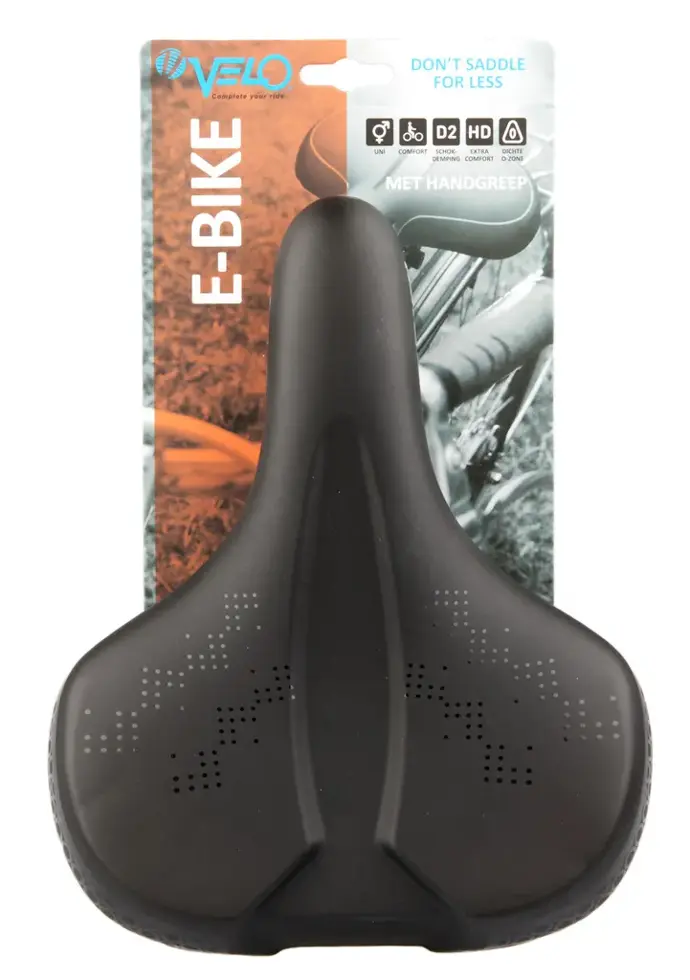 Velo E-Bike Zadel Comfort - Vacuüm Met O-Zone