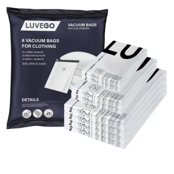 Luvego   Vacuümzakken voor Kleding  8-Pack