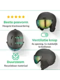 XTREME Skihelm met wisselbaar vizier