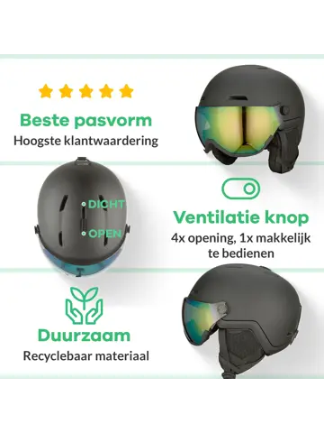 XTREME Skihelm met wisselbaar vizier