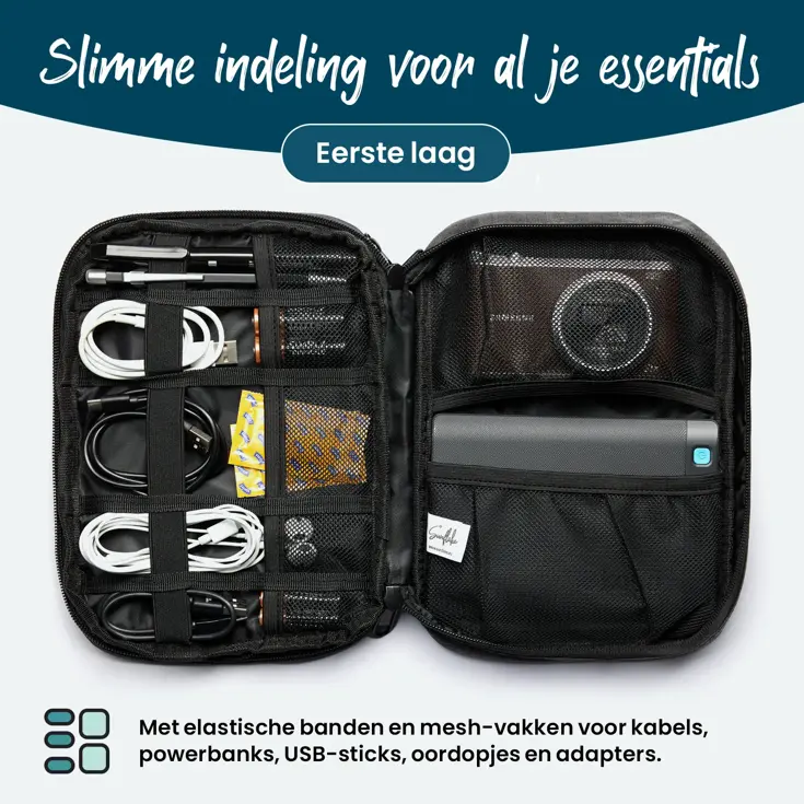 Kabel organizer etui - Compact