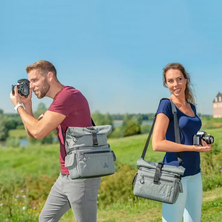 Rolltop Camera schoudertas