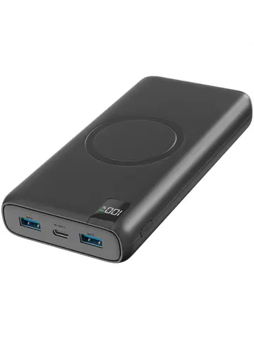 Powerbank met Draadloze Qi Lader