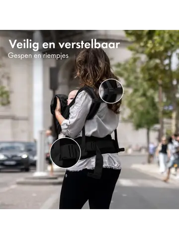 Pack Luxe draagzak + Opbergvakjes - Ergonomisch