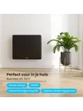 Convectorkachel – 1000 Watt – Zwart