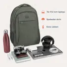 Rugtas – 36L – 17,3Inch – Grijsgroen