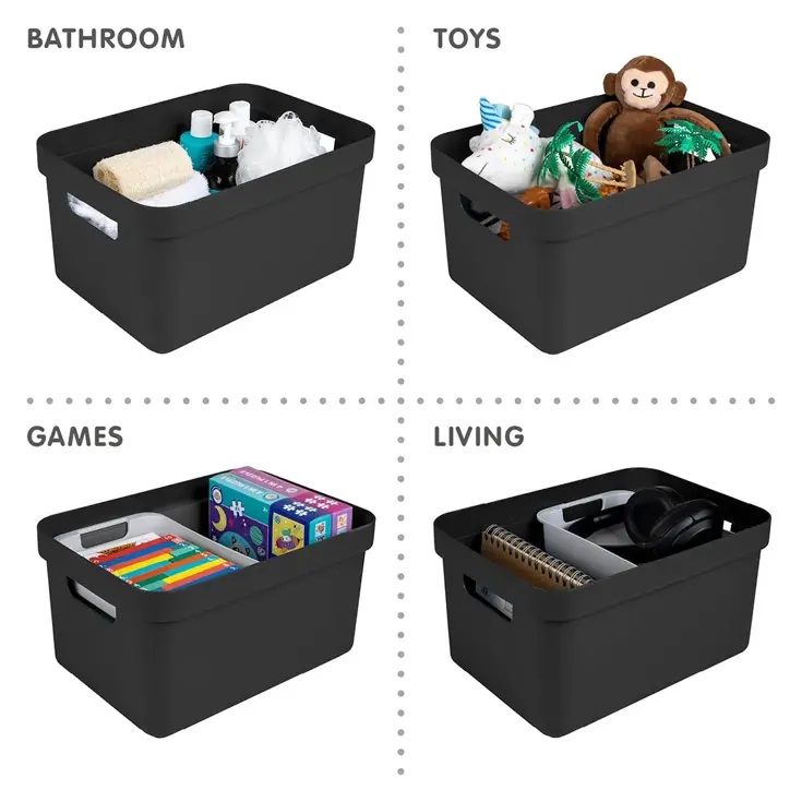 Sigma home - Opbergbox - 13L - 6-delig