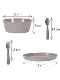 Serviesset 24-delig - Picknickset