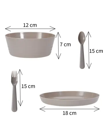 Serviesset 24-delig - Picknickset