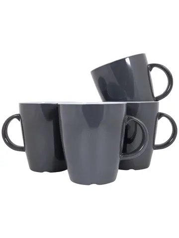 Vivid Line Mok 380 ml 4 Stuks