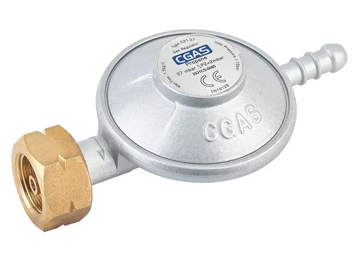 Gasdrukregelaar propaan 37 mbar