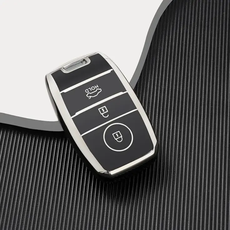 Dutch Shield Sleutelhoesje  Kia zwart A3