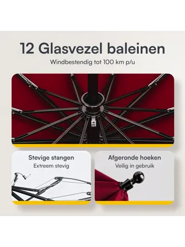 Stormparaplu met hoes