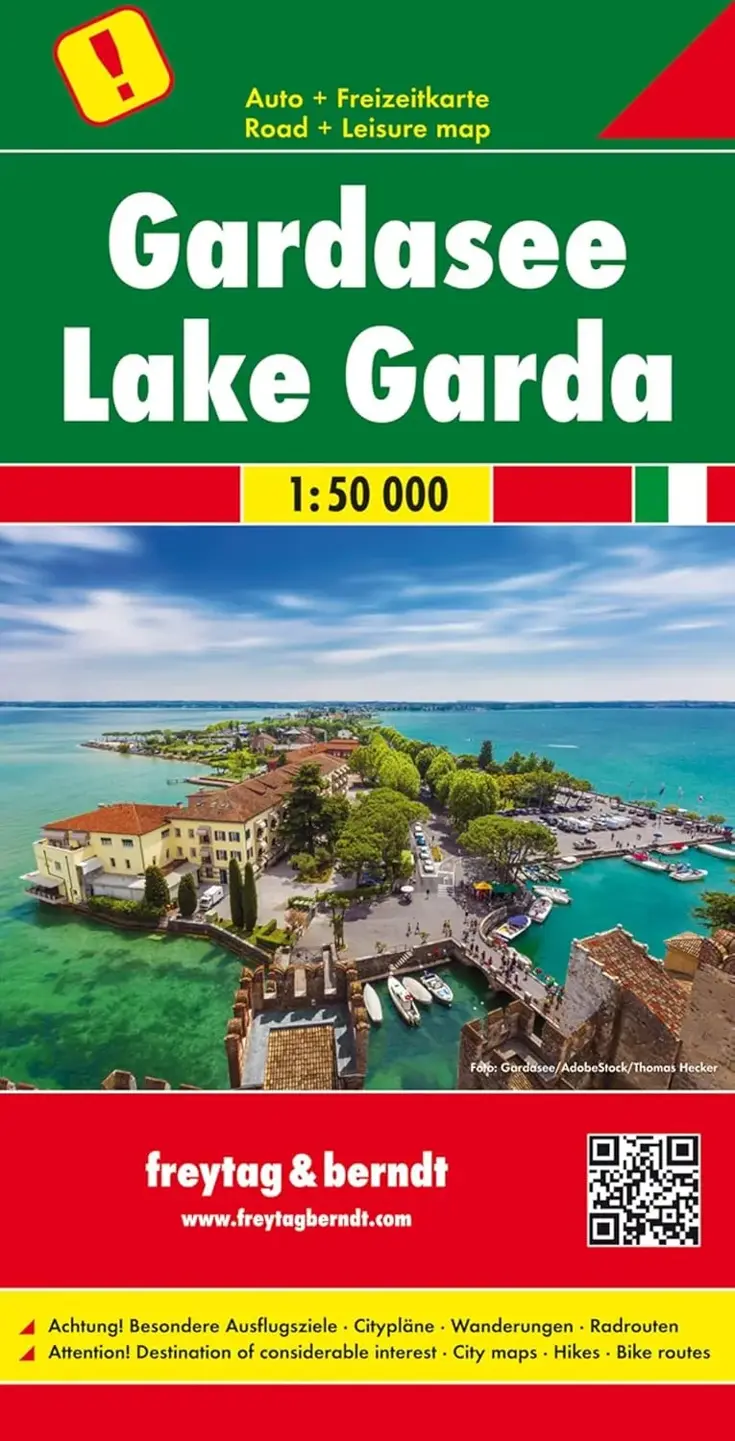 Wegenkaart Gardameer