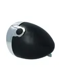 Classic zwarte koplamp met 3 krachtige LED's