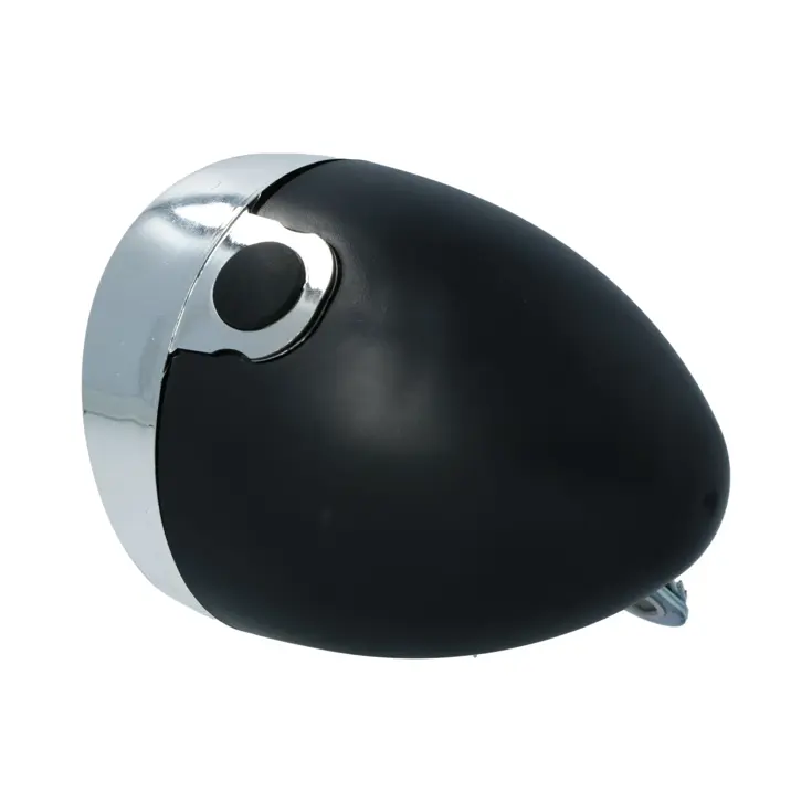 Classic zwarte koplamp met 3 krachtige LED's