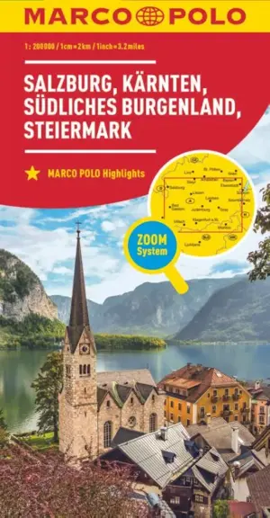 Marco Polo wegenkaart 2 Salzburg