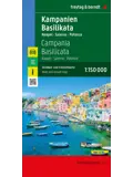 Wegenkaart Campania - Napels  - Amalfikust